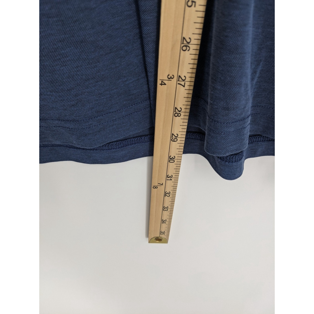 Travis Mathew Polo Shirt Mens Large Blue Gray Golf‎ - Picture 12 of 12